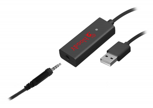 Наушники с микрофоном A4Tech Bloody G600i черный 1.3м мониторные USB оголовье (G600I) фото 3