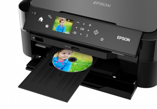 Принтер струйный Epson L810 (C11CE32402) A4 USB черный фото 2