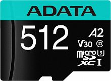 Флеш карта microSDXC A-Data 512GB AUSDX512GUI3V30SA2-RA1 Premier Pro + adapter