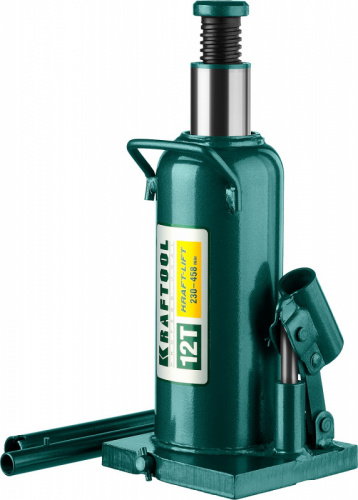 Домкрат Kraftool Kraft-Lift 43462-12_z01 бутылочный гидравлический зеленый фото 3