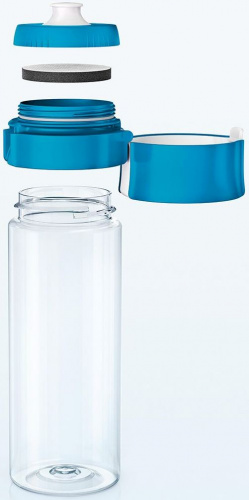 Бутылка-водоочиститель Brita Fill&Go Vital синий 0.6л. фото 4