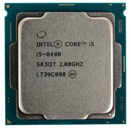 Процессор Intel Original Core i5 8400 Soc-1151v2 (BX80684I58400 S R3QT) (2.8GHz/Intel UHD Graphics 630) Box