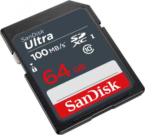 Флеш карта SDXC 64Gb Class10 Sandisk SDSDUNR-064G-GN3IN Ultra фото 2