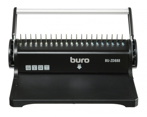 Переплетчик Buro BU-ZD888 A4/перф.8л.сшив/макс.150л./пластик.пруж. (6-19мм) фото 2