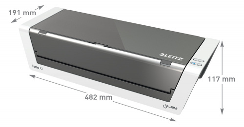 Ламинатор Leitz iLAM Touch 2 Turbo (75200000) A3 (80-250мкм) 150см/мин (6вал.) лам.фото реверс фото 7