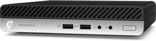 ПК HP ProDesk 400 G5 Mini i3 9100T (3.1)/4Gb/SSD128Gb/UHDG 630/Windows 10 Professional 64/GbitEth/65W/клавиатура/мышь/черный фото 3