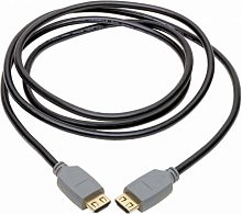 Кабель аудио-видео Tripplite P568-006-2A HDMI (m)/HDMI (m) 1.8м. Позолоченные контакты черный/серый