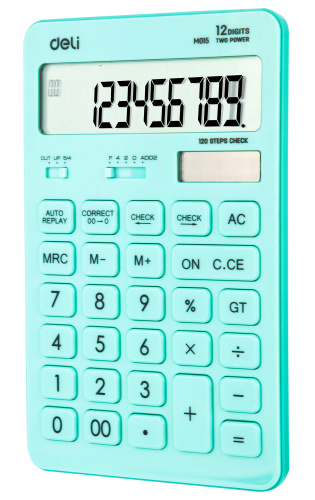 Калькулятор настольный Deli Touch EM01531 голубой 12-разр. фото 10