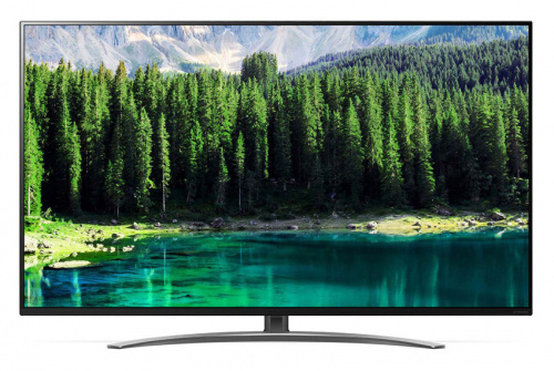 Телевизор LED LG 55" 55SM8600PLA NanoCell серебристый/Ultra HD/100Hz/DVB-T2/DVB-C/DVB-S2/USB/WiFi/Smart TV (RUS)