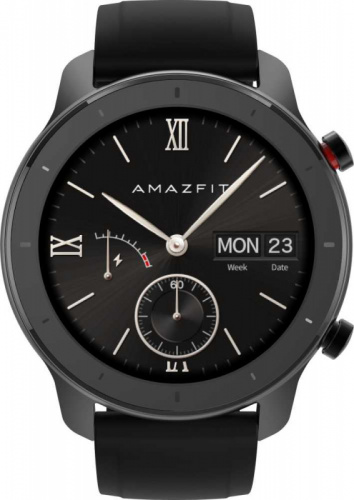 Смарт-часы Amazfit GTR 42мм 1.2" AMOLED черный фото 2