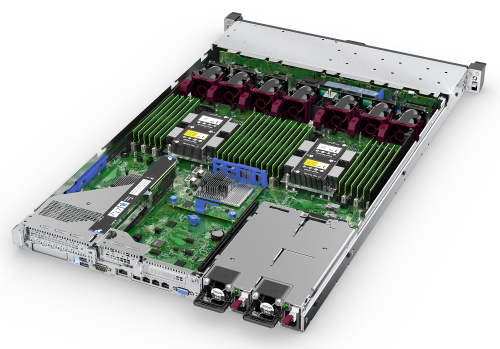 Сервер HPE ProLiant DL360 Gen10 1x5220 1x32Gb 8SFF P408i-a 1G 4P 1x800W (P19177-B21) фото 2