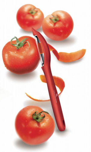 Овощечистка для овощей и фруктов Victorinox Universal Peeler красный (7.6075.1) фото 2