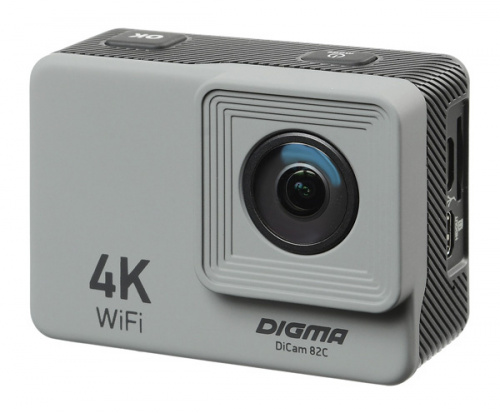 Экшн-камера Digma DiCam 82C серый фото 11