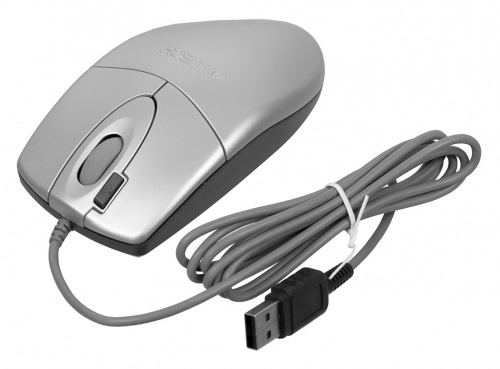Мышь A4Tech OP-620D серебристый оптическая (1200dpi) USB (4but) фото 6