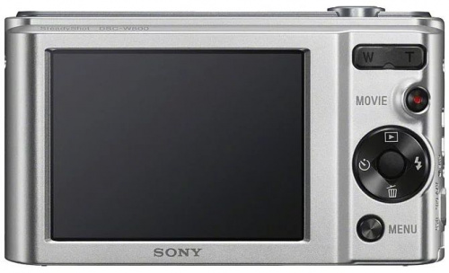 Фотоаппарат Sony Cyber-shot DSC-W800 серебристый 20.1Mpix Zoom5x 2.7" 720p 29Mb MS Pro/SDXC Super HAD CCD 1x2.3 IS el 5minF 30fr/s/NP-BN фото 3