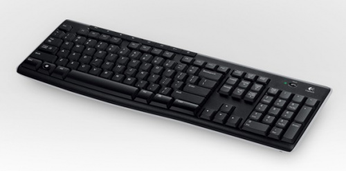 Клавиатура Logitech K270 черный/белый USB беспроводная Multimedia фото 2