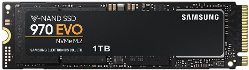 Накопитель SSD Samsung PCI-E x4 1Tb MZ-V7E1T0BW 970 EVO M.2 2280