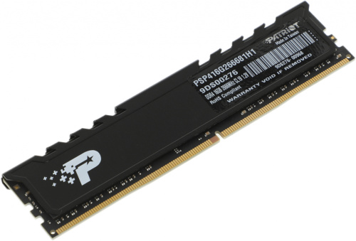 Память DDR4 16GB 2666MHz Patriot PSP416G266681H1 Signature Premium RTL PC4-21300 CL19 DIMM 288-pin 1.2В single rank с радиатором Ret фото 3