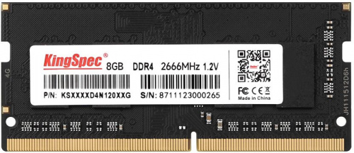 Память DDR4 8GB 2666MHz Kingspec KS2666D4P12008G RTL PC4-21300 DIMM 288-pin 1.2В single rank Ret