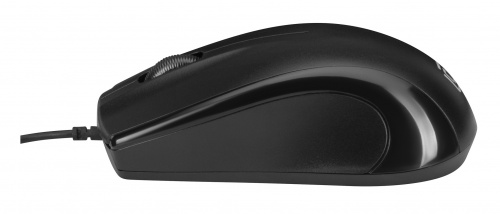 Мышь Оклик 185V2 черный оптическая (1200dpi) USB для ноутбука (3but) фото 6