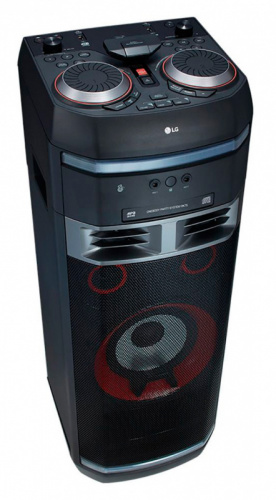 Минисистема LG OL90DK черный 1100Вт CD CDRW DVD DVDRW FM USB BT (в комплекте: диск 2000 песен) фото 4