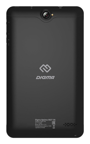 Планшет Digma Optima 8027 3G SC7731E (1.3) 4C RAM1Gb ROM16Gb 8" IPS 1280x800 3G Android 8.1 черный 2Mpix 0.3Mpix BT GPS WiFi Touch microSD 64Gb minUSB 3500mAh фото 4