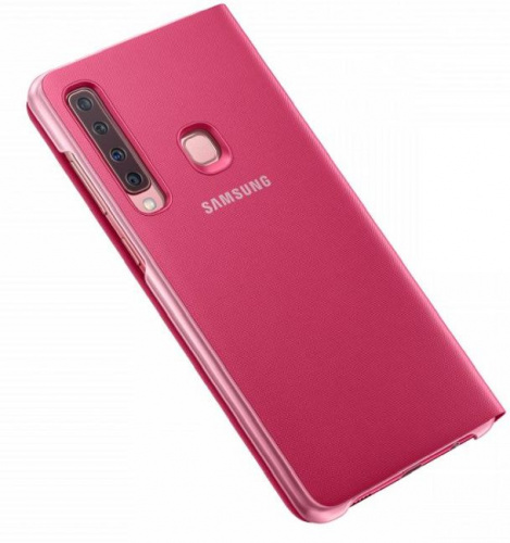 Чехол (флип-кейс) Samsung для Samsung Galaxy A9 2018 Wallet Cover розовый (EF-WA920PPEGRU) фото 5