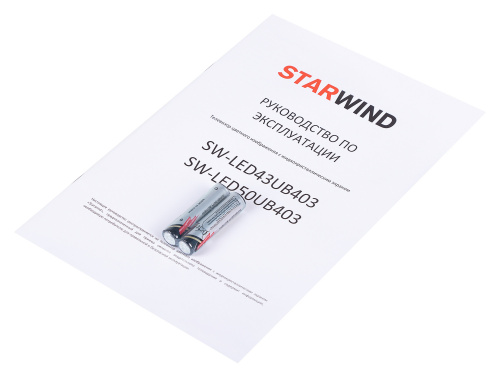 Телевизор LED Starwind 50" SW-LED50UB403 Салют ТВ стальной Ultra HD 60Hz DVB-T DVB-T2 DVB-C DVB-S DVB-S2 USB WiFi Smart TV (RUS) фото 2