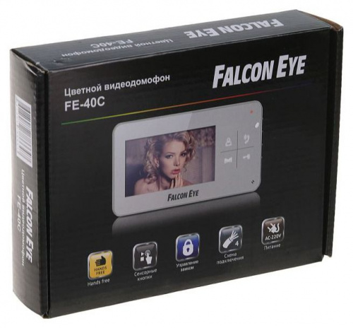 Видеодомофон Falcon Eye FE-40C белый фото 3