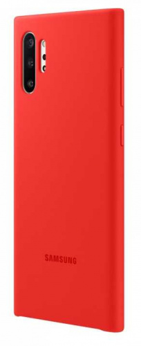 Чехол (клип-кейс) Samsung для Samsung Galaxy Note 10+ Silicone Cover красный (EF-PN975TREGRU) фото 4