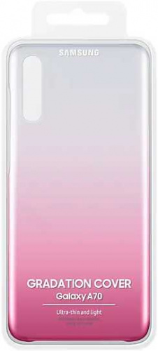 Чехол (клип-кейс) Samsung для Samsung Galaxy A70 Gradation Cover розовый (EF-AA705CPEGRU) фото 5