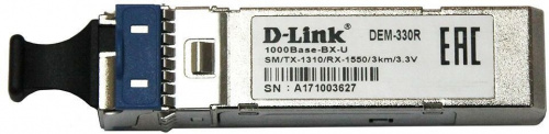 Трансивер D-Link 330R/3KM/A1A оптич. SFP SM Tx:1310нм Rx:1550нм до 3км фото 3