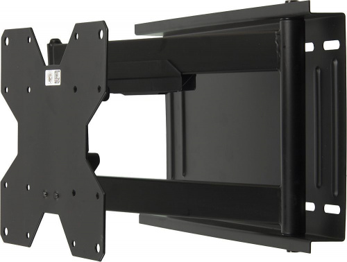 Кронштейн для телевизора Kromax GALACTIC-60 черный 32"-90" макс.45кг настенный поворотно-выдвижной и наклонный фото 4