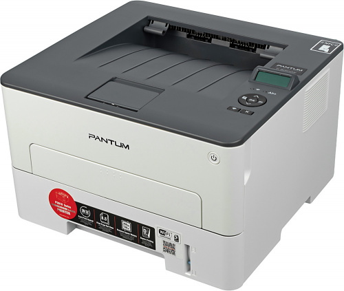 Принтер лазерный Pantum P3010DW A4 Duplex WiFi белый фото 23