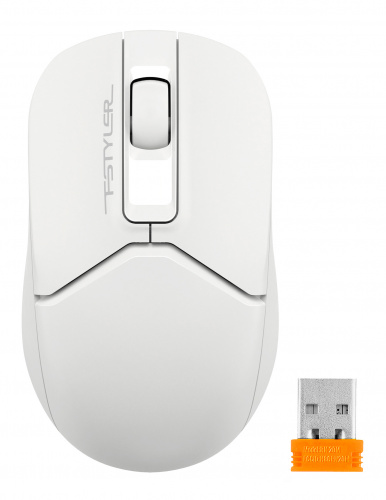 Мышь A4Tech Fstyler FG12 белый оптическая (1200dpi) беспроводная USB (3but) фото 10