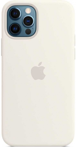 Чехол (клип-кейс) Apple для Apple iPhone 12/12 Pro Silicone Case with MagSafe белый (MHL53ZE/A) фото 9