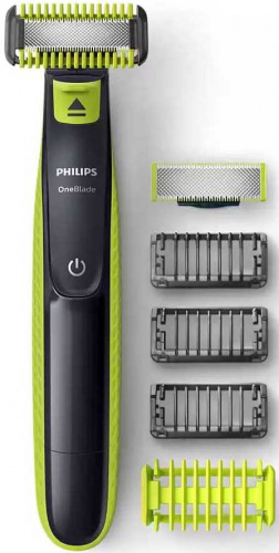 Триммер Philips OneBlade QP2620/20 салатовый/черный (насадок в компл:3шт) фото 11