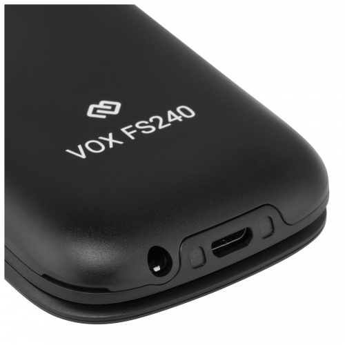 Мобильный телефон Digma VOX FS240 32Mb черный раскладной 2Sim 2.44" 240x320 0.08Mpix GSM900/1800 FM microSDHC max32Gb фото 9