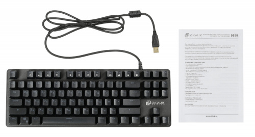 Клавиатура Оклик 969G SHOTGUN механическая черный USB Multimedia for gamer LED фото 6
