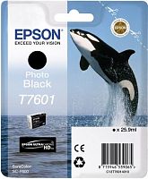Картридж струйный Epson T7601 C13T76014010 фото черный (25.9мл) для Epson SureColor SC-P600