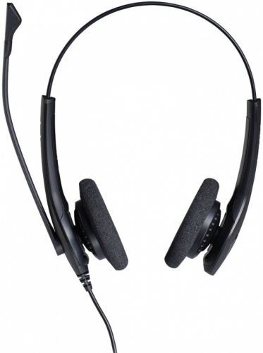 Наушники с микрофоном Jabra BIZ 1500 Duo QD черный 0.95м накладные оголовье (1519-0154) фото 2