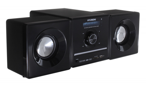 Микросистема Hyundai H-MS280 черный 30Вт CD CDRW DVD DVDRW FM USB BT SD/MMC/MS фото 2