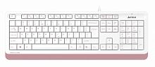 Клавиатура A4Tech Fstyler FK10 белый/розовый USB