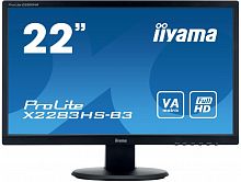 Монитор Iiyama 21.5" X2283HS-B3 черный VA LED 4ms 16:9 HDMI M/M матовая 3000:1 250cd 178гр/178гр 1920x1080 D-Sub DisplayPort FHD 3кг