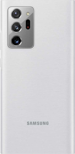 Чехол (флип-кейс) Samsung для Samsung Galaxy Note 20 Ultra Smart LED View Cover серебристый (EF-NN985PSEGRU) фото 2