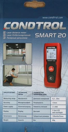 Лазерный дальномер Condtrol Smart 20 фото 2