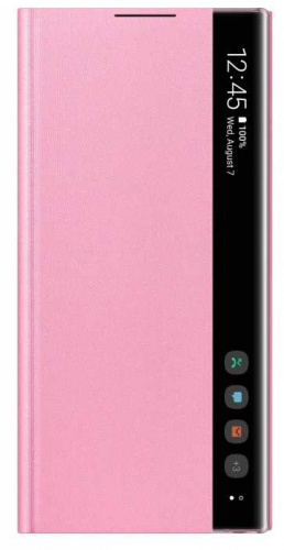 Чехол (флип-кейс) Samsung для Samsung Galaxy Note 10 Clear View Cover розовый (EF-ZN970CPEGRU)