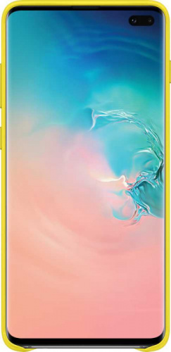 Чехол (клип-кейс) Samsung для Samsung Galaxy S10+ Leather Cover желтый (EF-VG975LYEGRU) фото 2
