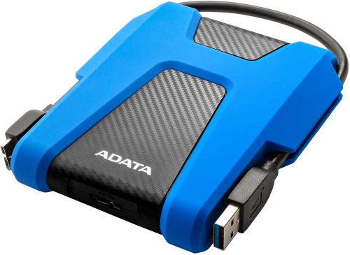 Жесткий диск A-Data USB 3.0 2TB AHD680-2TU31-CBL HD680 DashDrive Durable 2.5" синий фото 3