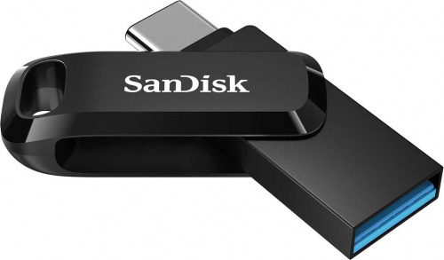 Флеш Диск Sandisk 256Gb Ultra Dual Drive Go SDDDC3-256G-G46 USB3.1 черный фото 3